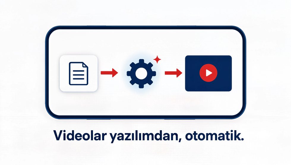 Videolar yazılımdan, otomatik